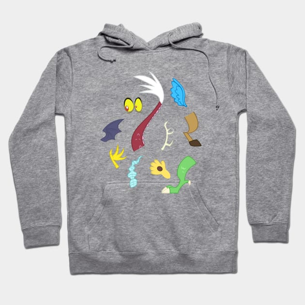 My little Pony - Discord Cutie Mark Special Hoodie by ariados4711